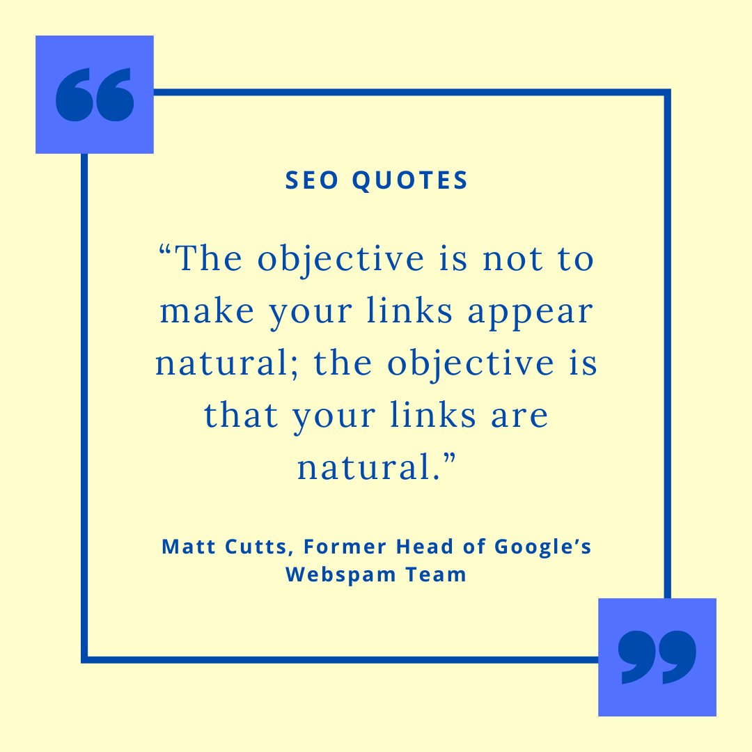 💡 Embrace authenticity in your SEO strategy! According to Matt Cutts, it's not about making links seem natural, but ensuring they ARE natural. 🌿 Focus on creating authentic, share-worthy content that earns real backlinks. #SEO #DigitalMarketing #AuthenticityWins #Google