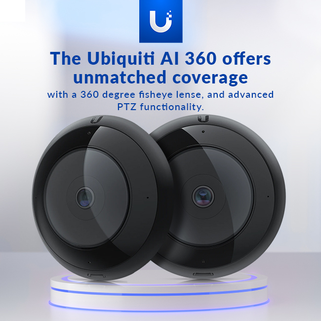 🕵️‍♂️Rest easy knowing you're covered from every angle with the UniFi 360° Dome Camera. With IR night vision and advanced AI technology, this device ensures your premises are secure around the clock. 🌙🔐  #UniFi #SecurityCamera #SmartTech #Surveillance