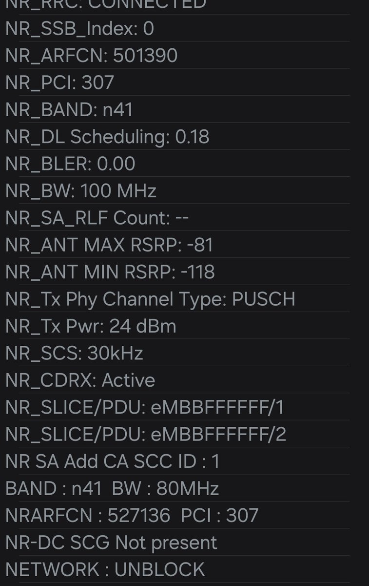 N41 140mhz -&gt; 180mhz in Reno, NV.