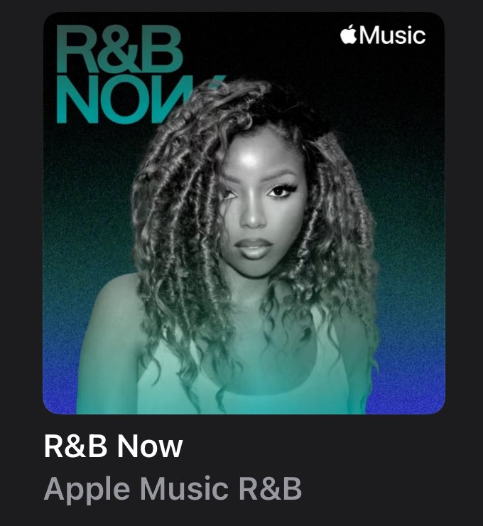 thechloesource's tweet photo. Chlöe graces the cover of Apple Music's #RNBNow Playlist. https://t.co/k17lueDAim