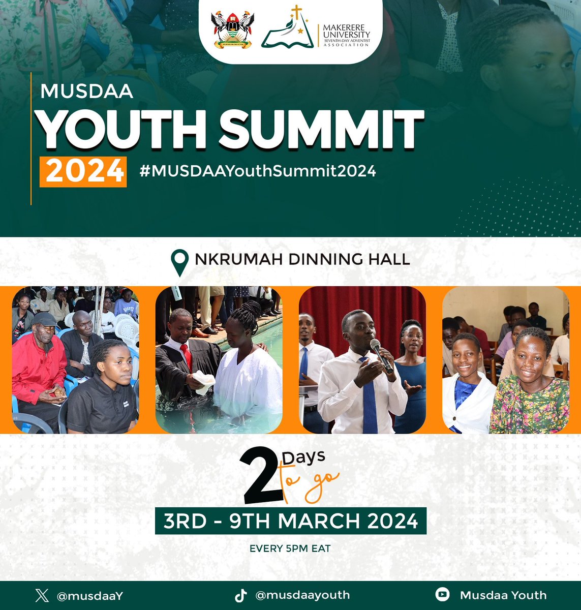0️⃣2️⃣ days to the kick off...  #MUSDAA #YouthSummit2024