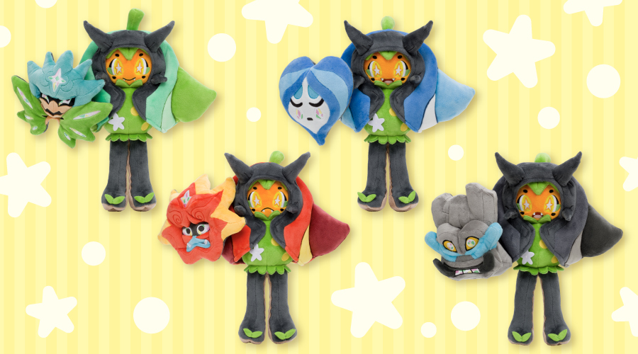 pokejungle's tweet photo. Ogerpon is getting plushies for each of its mask forms! These will come to the Japanese Pokémon Center on March 9. Check the thread below for individual images👇 https://t.co/bQpAflMyBM