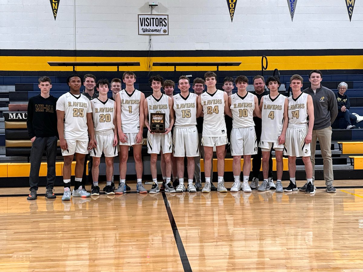 Maur Hill - Mount Academy has had quite the year. The Ravens clinched sole possession of the NEKL Championship in back-to-back years under first-year head coach Christian Wessel. MHMA is now 17-4 and in the 2A substate semifinals. #sportsinkansas