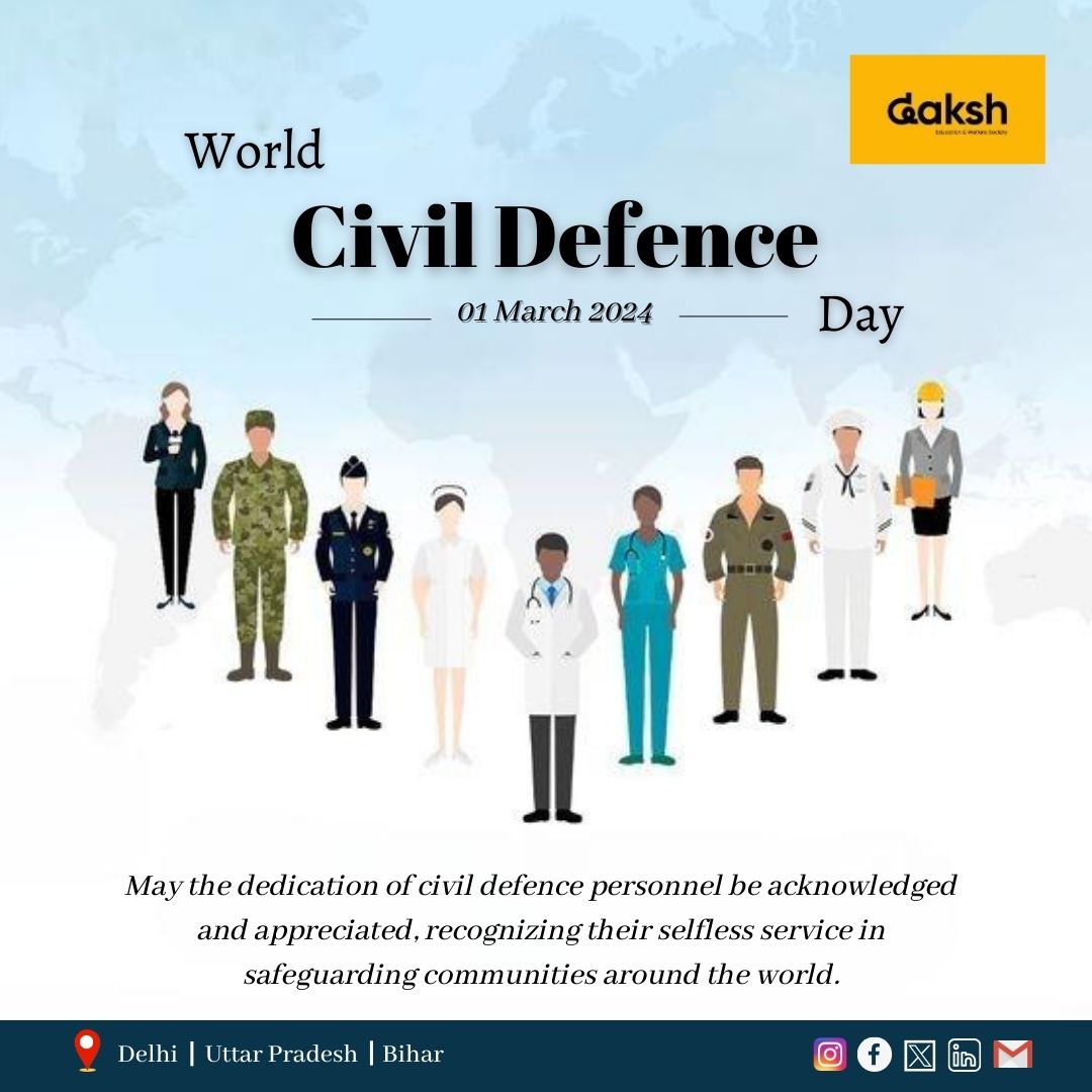Civil defence is not just a duty; it is a shared responsibility to protect the fabric of our society. 

World Civil Defence Day 2024

#civildefenceday #worldcivildefenceday #civildefence #defenceday #march #civildefencecorps #civildefenceteam #defence #salute #respect