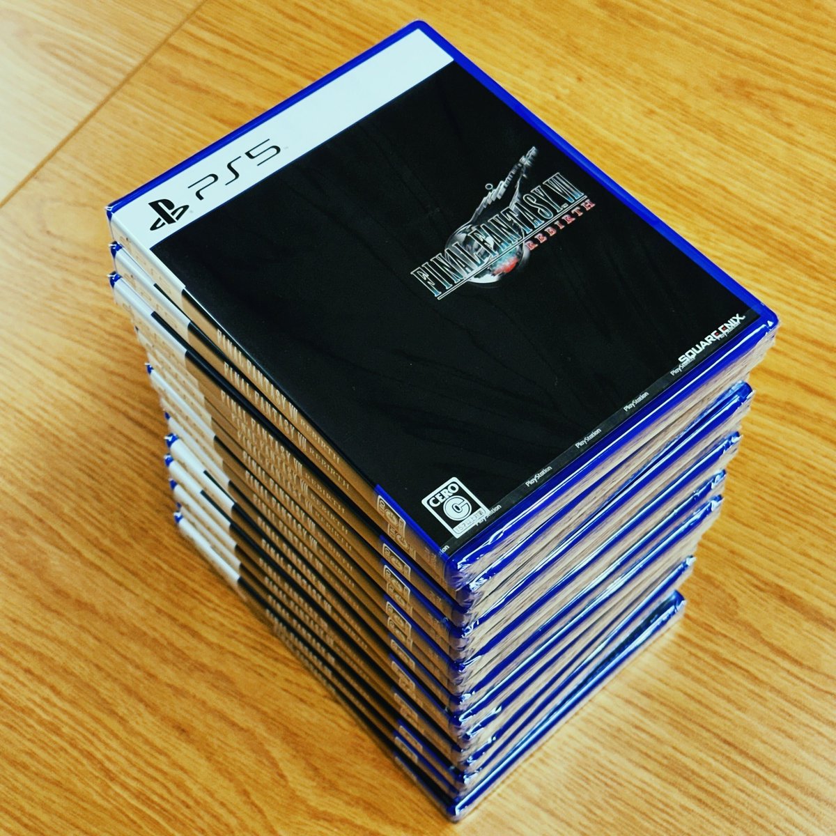 winds_PR's tweet image. 株式会社スクウェア・エニックスさまから、PS5『ファイナルファンタジーVII リバース』が15本も届きました！
2024年2月29日(木)リリースおめでとうございます！！