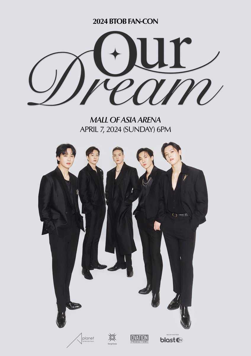 theseoulstory's tweet image. [UPCOMING EVENT] PH Melodies! BTOB is finally coming back to Manila for their Our Dream Fan-Con 🇵🇭

🗓️ April 7, 2024 (6PM) • Sunday
📍 Mall of Asia Arena
🎫 Ticket details soon

Brought to you by @ovationprod 

#BTOB_OurDream_Manila #BTOB #비투비