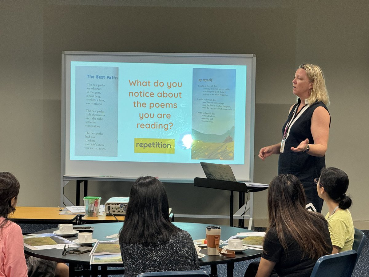 Learning about our reading and writing curriculum in the primary school with @RoxWalker14 at #uwcsea_east. #uwcsea #uwclearn