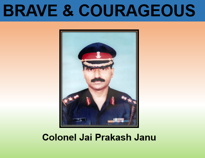 A Commanding Officer led his fellow #IndianBraves till his last   

#IndianArmy Col Jai Prakash Janu, CO 120 INF BN TA (BIHAR) laid down his life fighting terrorists at Anantnag, Jammu & Kashmir #OnThisDay 01 March in 2001🇮🇳🙏