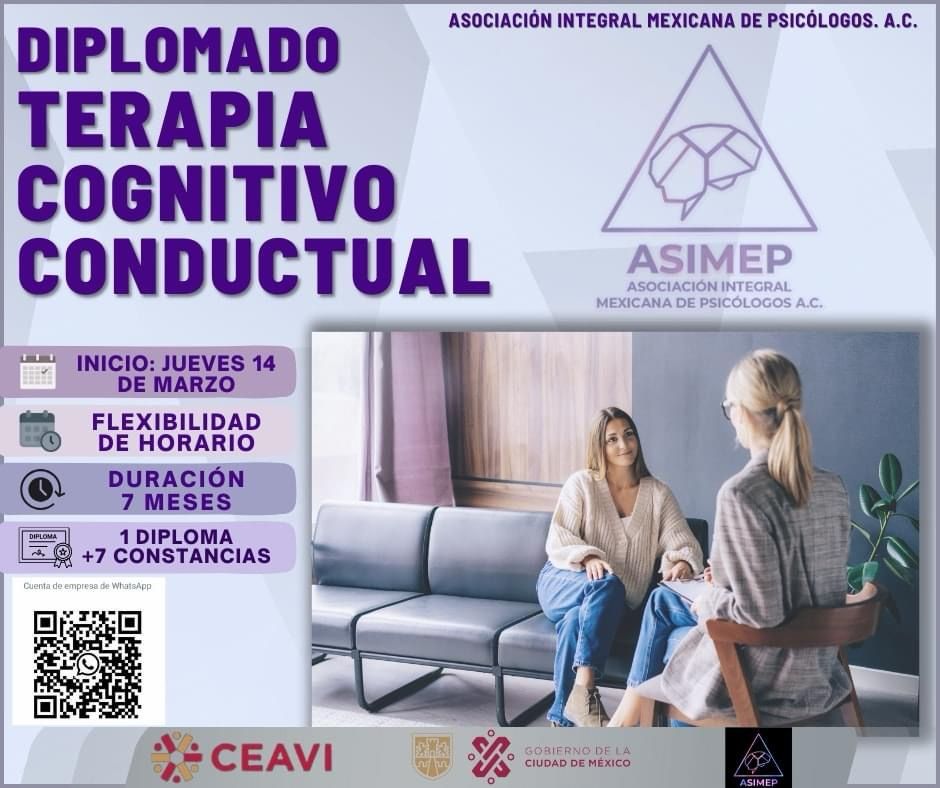 ¡¡Masterclass Gratuita💥 PSICOEDUCACIÓN Una Introducción al Diplomado en Terapia Cognitivo Conductual!! Te Interesa Inscribirte?   
wa.me/525524431345