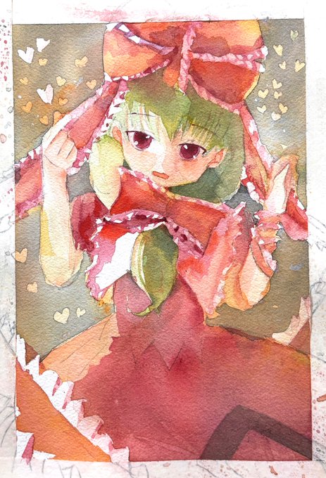3日目 #東方雛祭り #透明水彩 
