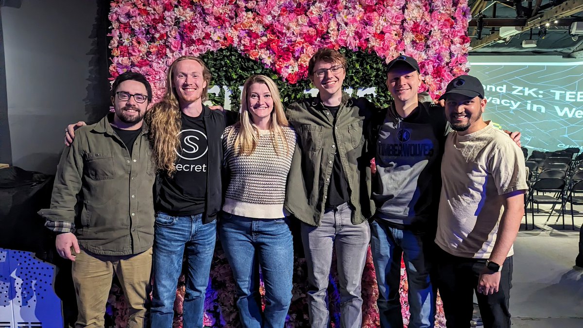 Just your favorite privacy preserving DeFi team at <a href="/SecretNetwork/">Secret Network</a>'s Beyond ZK event. 

#ETHDenver2024 #CosmosEcosystem #Cosmos #zeroKnowlegde