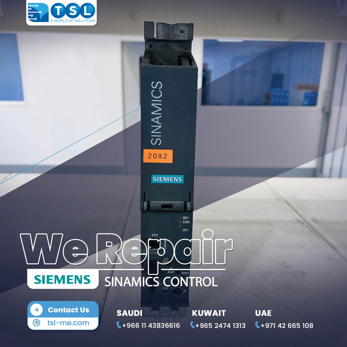 Our professional team successfully 𝐑𝐞𝐩𝐚𝐢𝐫𝐢𝐧𝐠 𝐒𝐈𝐄𝐌𝐄𝐍𝐒 - 𝐒𝐈𝐍𝐀𝐌𝐈𝐂𝐒 Controllers.
For 𝐈𝐧𝐝𝐮𝐬𝐭𝐫𝐢𝐚𝐥 𝐑𝐞𝐩𝐚𝐢𝐫 𝐨𝐫 𝐒𝐮𝐩𝐩𝐥𝐲 inquiries, contact us Directly:
📌Email: info@tsl-me.com
#tsl #electronicsrepair #industrialrepair #siemens #controller