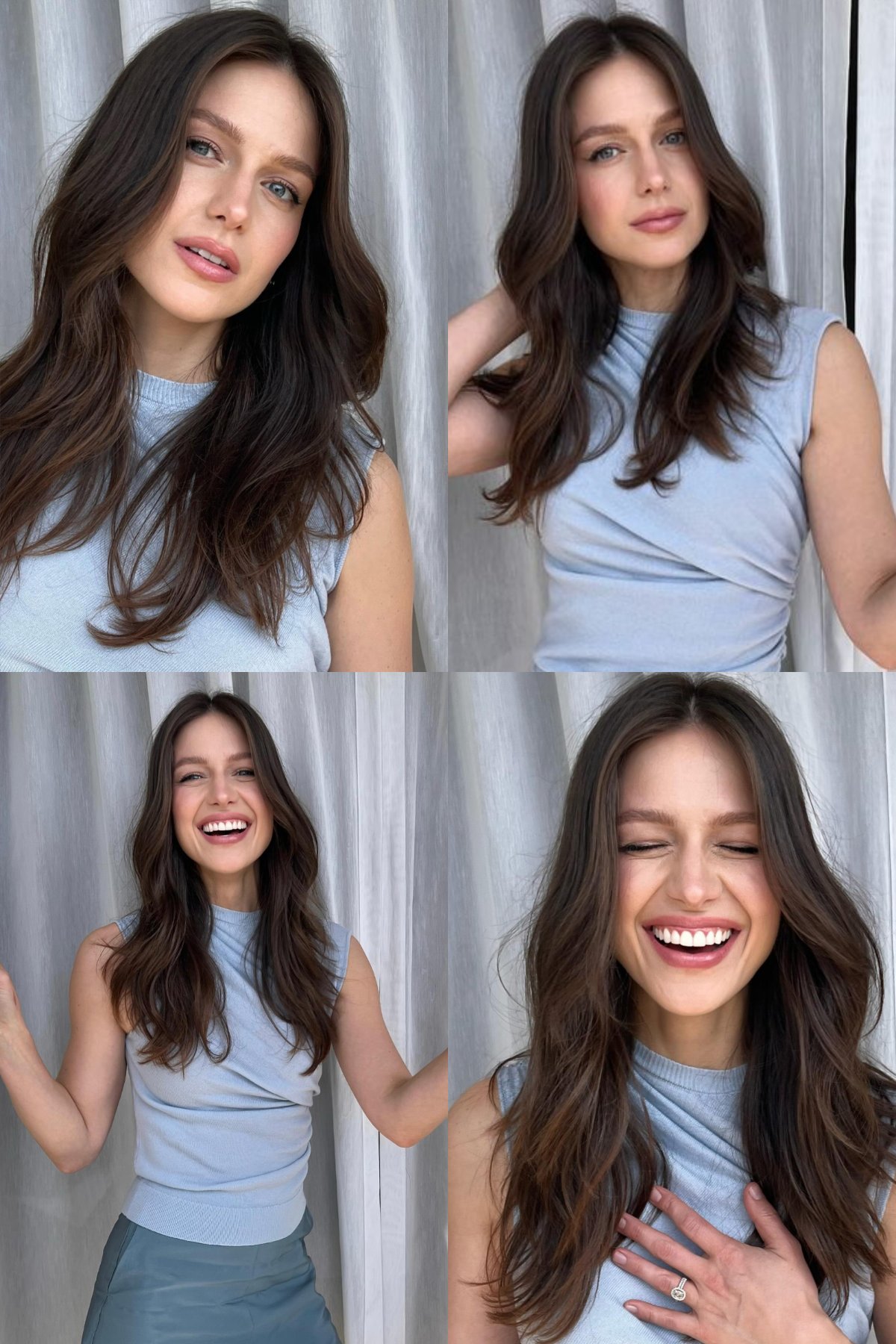 melissa benoist gifs on X: melissa benoist for thegirlsonthebus press  junket 🩵🚍 t.coITdktUL1uA  X