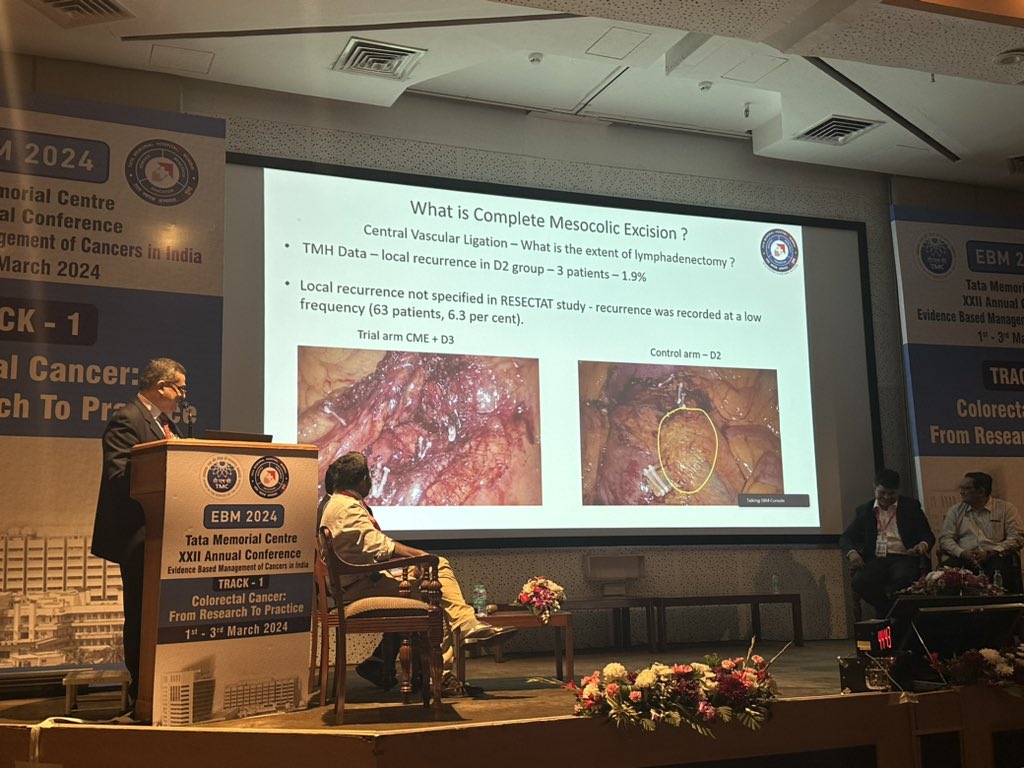 Jitender Rohila (@jeetrohila) on Twitter photo Excellent panel discussion on radicality of lymphadenectomy for colon cancer - CME CVL with D2/D3 #DrAshwinDesouza <a href="/TataMemorial/">Tata Memorial Hospital</a>
#ProfSaklani #teamcolorectal
#Evidencebasedmedicine
#surgicalexcellence Excellent panel discussion on radicality of lymphadenectomy for colon cancer - CME CVL with D2/D3 #DrAshwinDesouza <a href="/TataMemorial/">Tata Memorial Hospital</a>
#ProfSaklani #teamcolorectal
#Evidencebasedmedicine
#surgicalexcellence