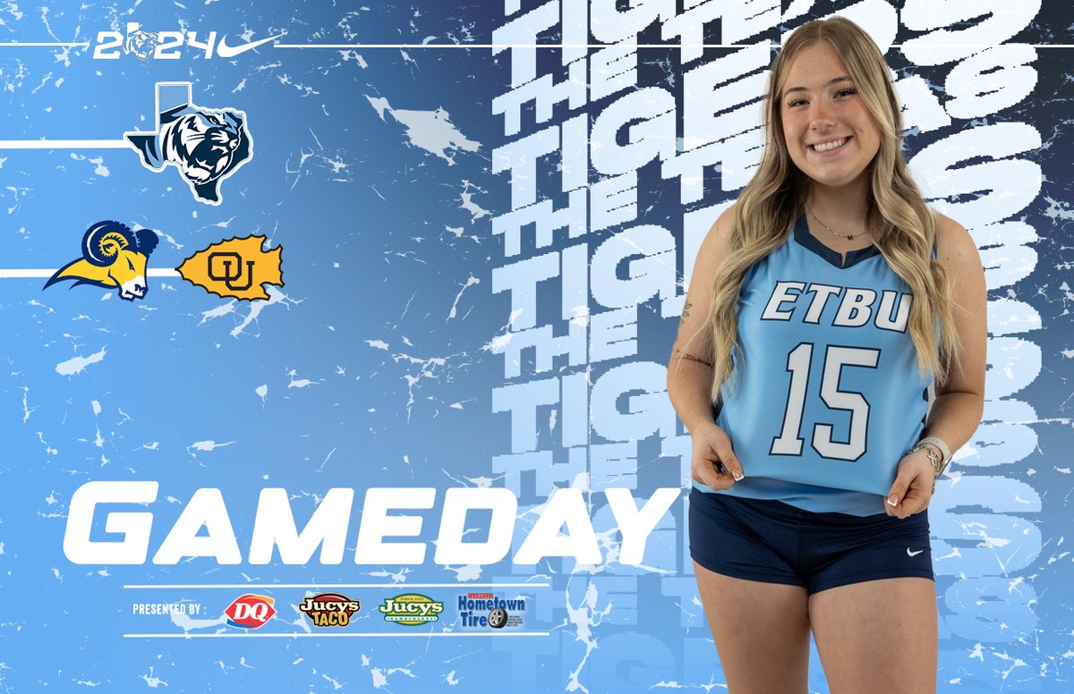 #ETBUGameDay | 🏐🏖️
#ETBU Beach Classic
 
🐯 <a href="/ETBU_BeachVB/">ETBU Beach VB</a>
📍  | Marshall, TX
🏟 | ETBU BV Courts

🆚 <a href="/RamSports/">TXWES Athletics</a> 
⌚️| 1:00 PM

🆚 <a href="/BravesAthletics/">Braves Athletics</a> 
⌚️| 5:00 PM

#TexasTigers
