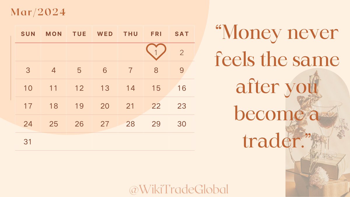 ☄️‘Money never feeels the same after you become a trader.' 

#WikiTrade #forex #forextrading #tradingforex #mt4 #metatrader4 #mt4trading #demoaccount #demotrading  #tradingapp #tradingplatform #tradingmarket #forextips #financialquotes #smarttrading #financialtools