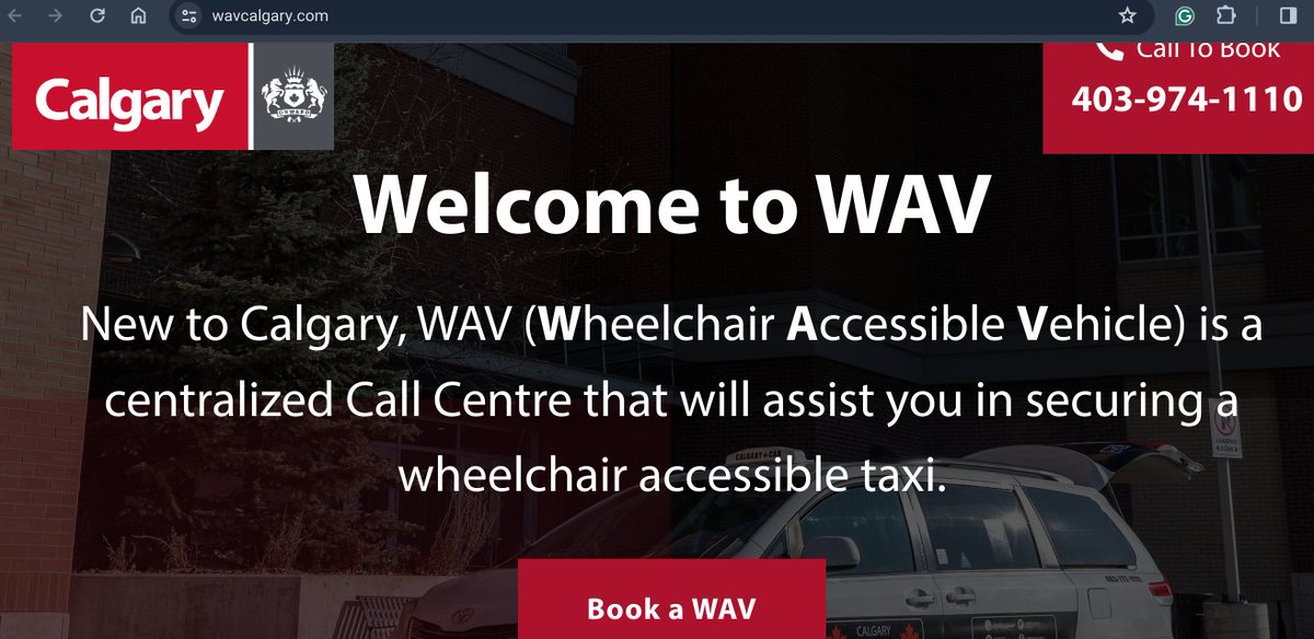 @IAmJodiHughes for those that need a wheelchair accessible ride to their destination tonight: wheelchair accessible vehicle (wav calgary) wavcalgary.com stay safe everyone.