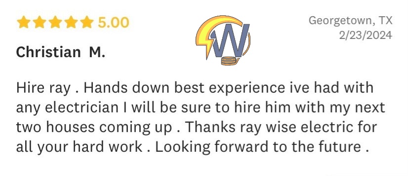 Another great review! #GreatCustomers #WES #ProfessionalandAffordable #LicensedandInsured #CustomerSatisfaction