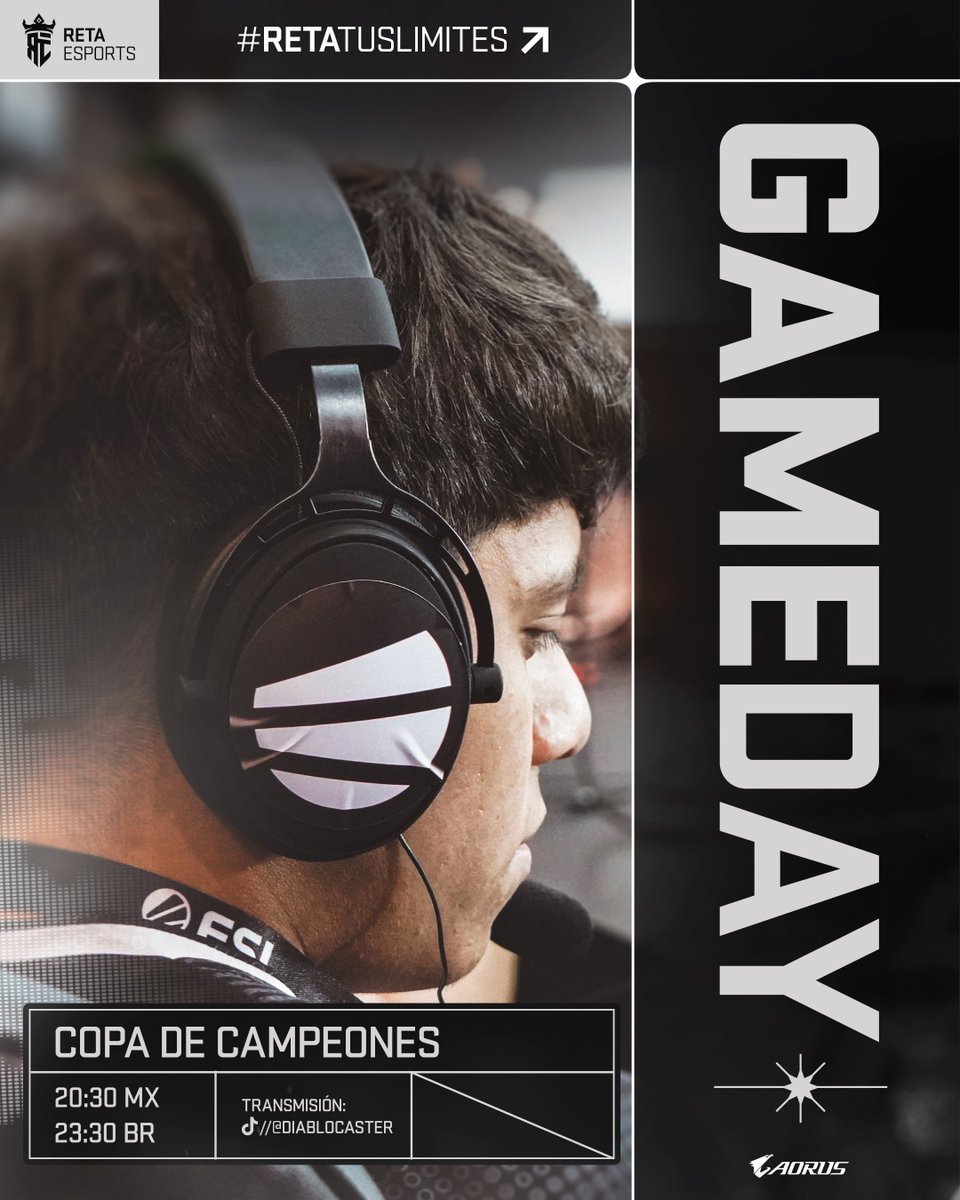 retaesports's tweet photo. Último día en @copaleaguee 🔥

Saltamos a la isla en busca de nuestra corona 👑

⌚ 20:30hs 🇲🇽 - 23:30hs 🇧🇷
📺 https://t.co/WKfujRe1Zt 

#RetaTusLimites #GoRETA https://t.co/L33z5SCS0B