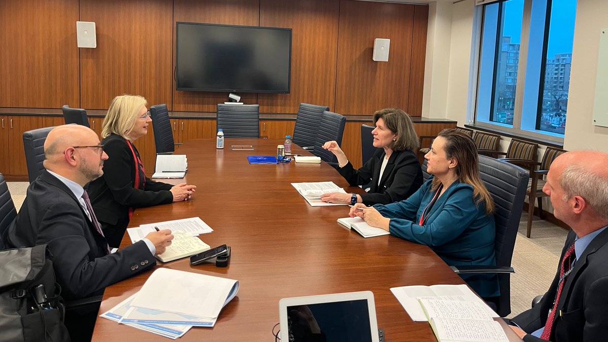 Appreciated continuing my regular exchange with Anne Witkowsky @StateCSO on how to maximize multilateral & bilateral peacebuilding & prevention support efforts.
