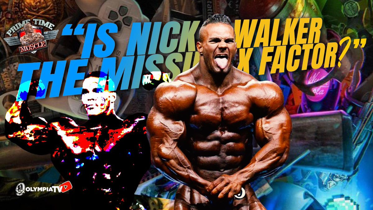 . @prime_time_muscle 
Nick Walker is the most anticipated come back in years.
Watch Video on The Olympia TV You Tube Channel
https:/youtu.be/7hF8xG6cmxU?  #mrolympia #bodybuilding #muscle #olympiatv #primetimemuscle