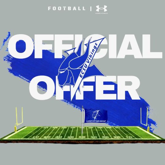 After a great talk with @CoachDoc_ECSU I am blessed to receive a 🅾️ffer from <a href="/ECSUVikingFBall/">ECSUVikingFootball</a> #AGTG