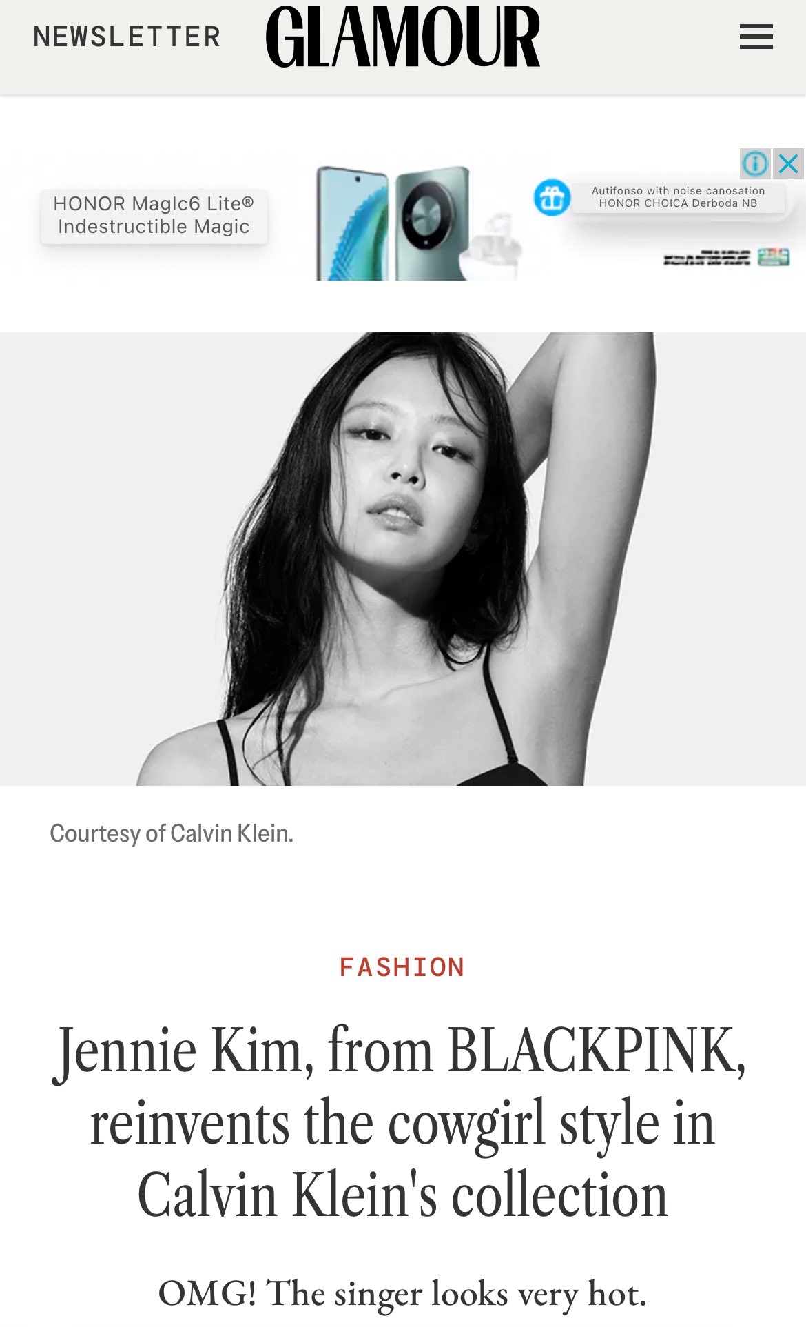 Calvin klein newsletter discount sale