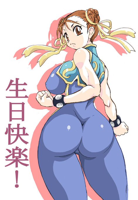 おめでとうございます!いつものと昔クリスタ練習用に描いたもの。ファンアートです。 #春麗生誕祭 