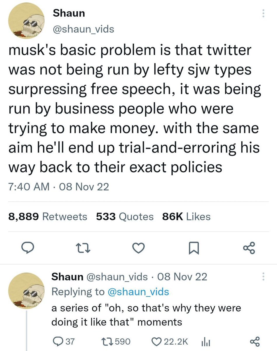 The Shaun tweet remains undefeated