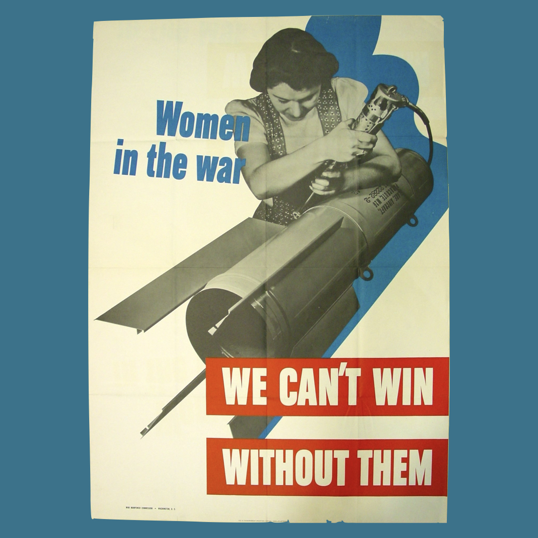 During WWII, many women joined the STEM field by working in industry or joining an auxiliary service, where they performed a wide variety of skilled jobs

🖼️1994.05.363.1 by Ramus, 1994.05.134.2 
#ArchivesHashtagParty #ArchivesWomenInSTEM #WomensHistoryMonth