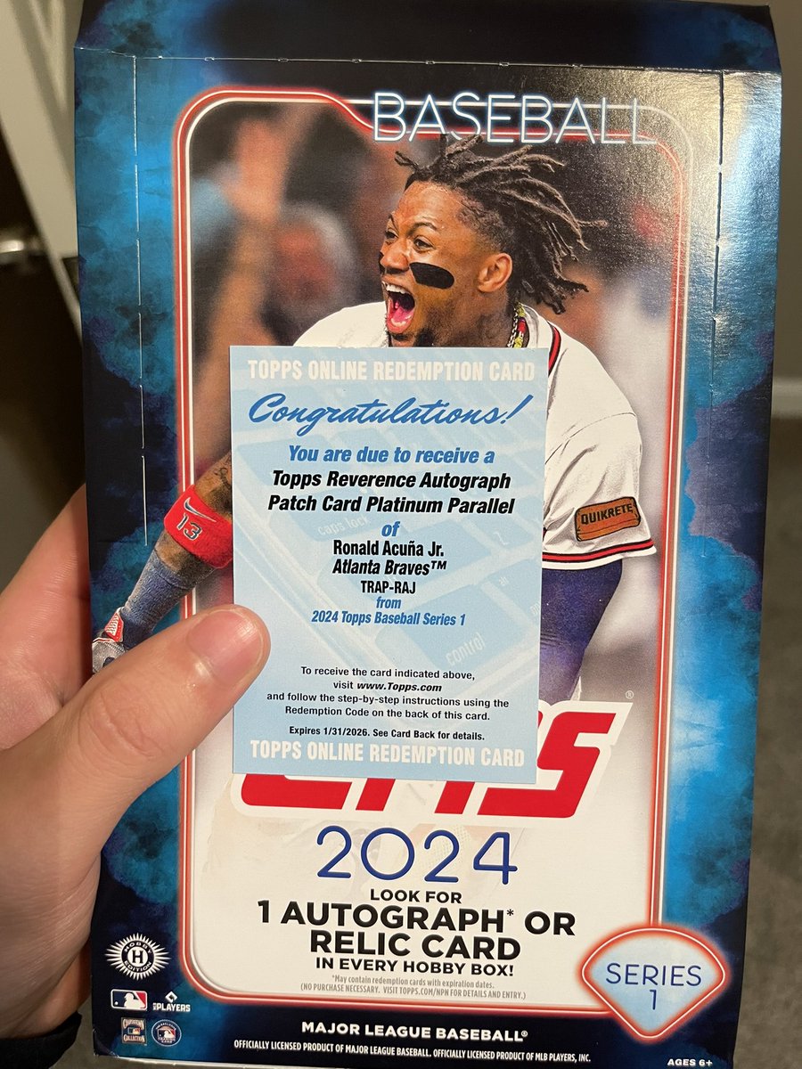 Kyle44___'s tweet image. First hobby box and we hit big! 1/1!!!