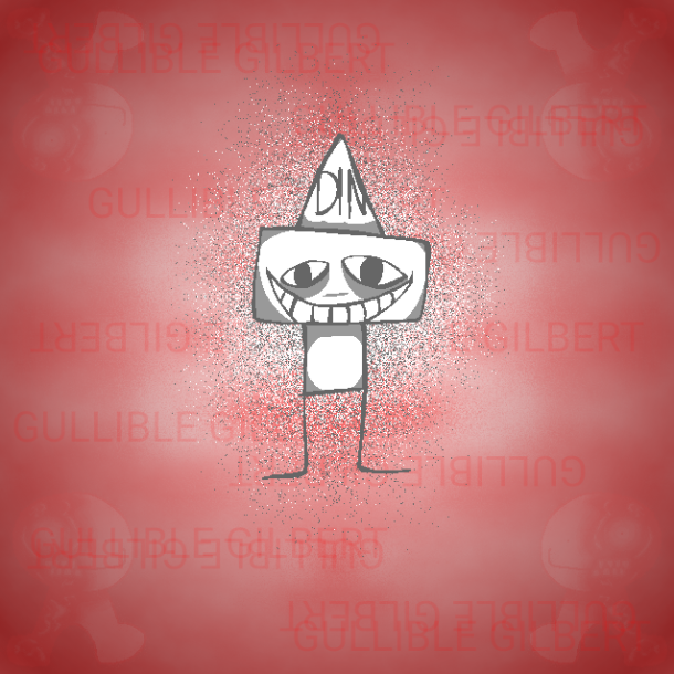 today has been great! i met the real gullible gilbert! heres a picture: