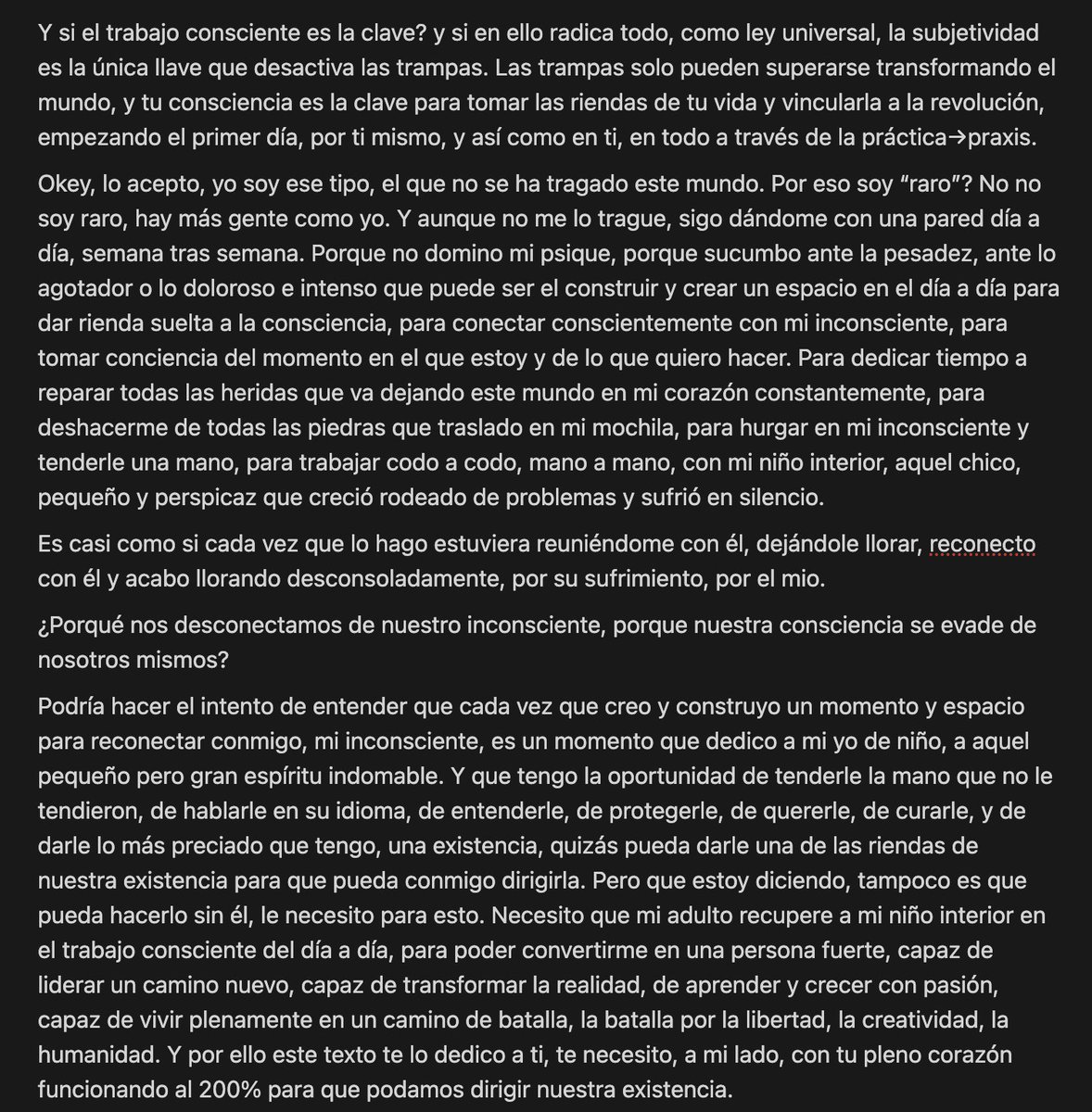 camarada_un's tweet photo. Bonita prosa: "La necesaria autotransformación del individuo para la dirección y camino a la transformación de la realidad y del papel determinante de la consciencia como elemento que liga a la concreta individualidad con algo universal. La lucha de la subjetividad-objetividad" https://t.co/yq2mwdXP2h
