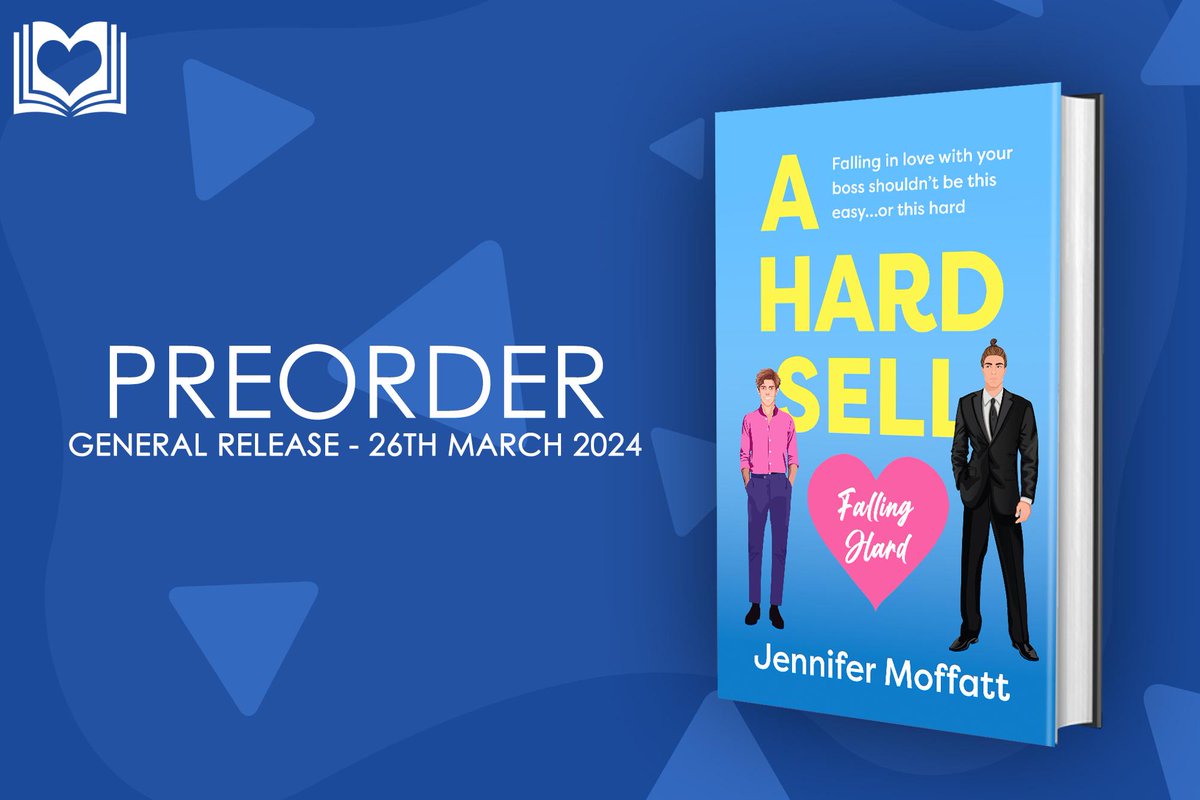 Falling in love with your boss shouldn’t be this easy…or this hard.

A Hard Sell by Jennifer Moffatt
Book 1 in the Falling Hard series
#iloveromancebooks #sweetromance #GLBTQI #lgbtromance