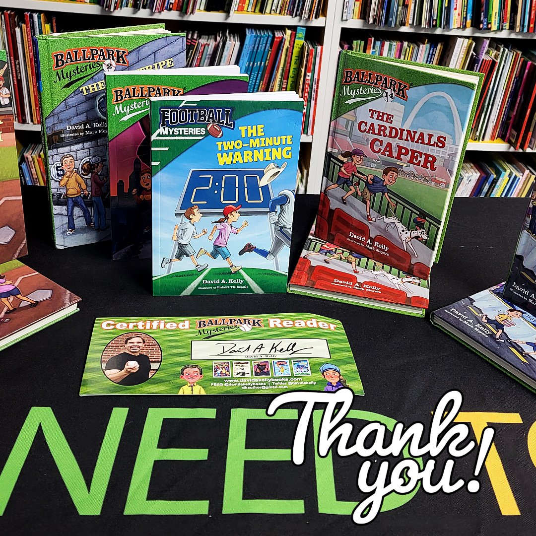These sport-focused books knock it out of the park with reluctant readers! Thank you to author David Kelly for sending several titles in his FOOTBALL MYSTERIES and BALLPARK MYSTERIES series.