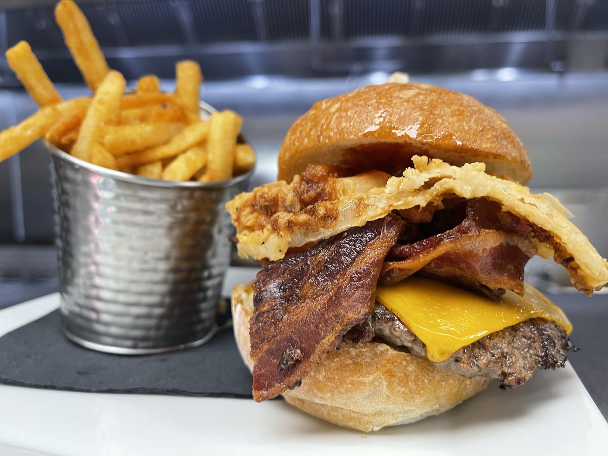 We’re open tomorrow at 11:30 for lunch, just in case, you know, this burger might be on your mind. 🍔🤩