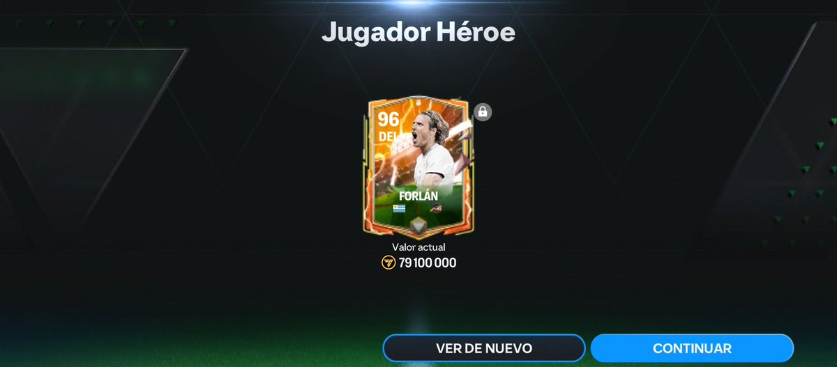 A veces bien a veces mal el evento de los héroes. Lo vale Forlán?? @DIOCFC_PAT0OO @EL_PROFE_FIFA @Enyeldinho @fifa_droid @hydra277 @JoseAlep1 @legas1710 @ShisuiUchihaH2H