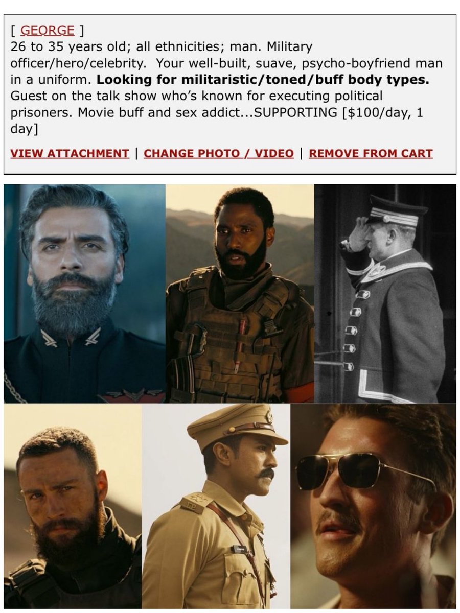Hollywood casting site attached a picture of #RamCharan from #RRR as an example of what they were looking for a particular role 🔥🔥🔥