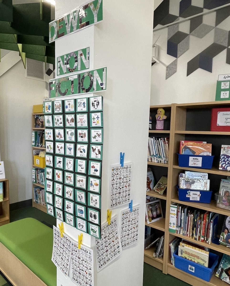 Ss already love using the #dewey #nonfiction #informational guides &amp; now they have support w all sections of our library!