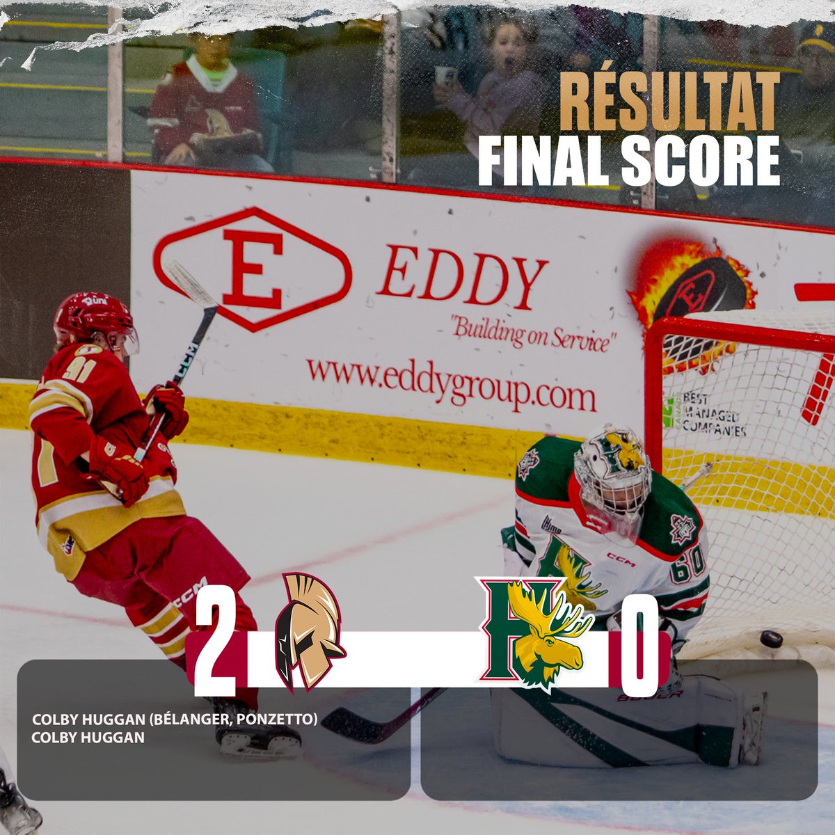 ABTitan's tweet photo. Avec deux buts par Huggan, le Titan revient à la maison avec une VICTOIRE!!
____
With 2 goals by Huggan, Titan will come back home with a WIN!!

🥅Titan | 2 - 0 | Mooseheads
#gotitango https://t.co/VNfvcIAjUL