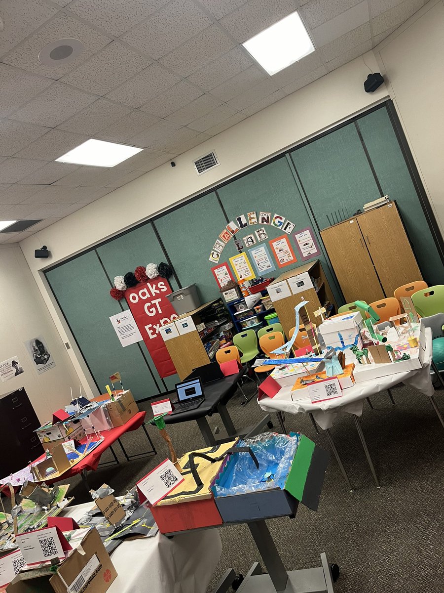 The kids were excited to show off their projects at their GT expo today! @HumbleISD_OE