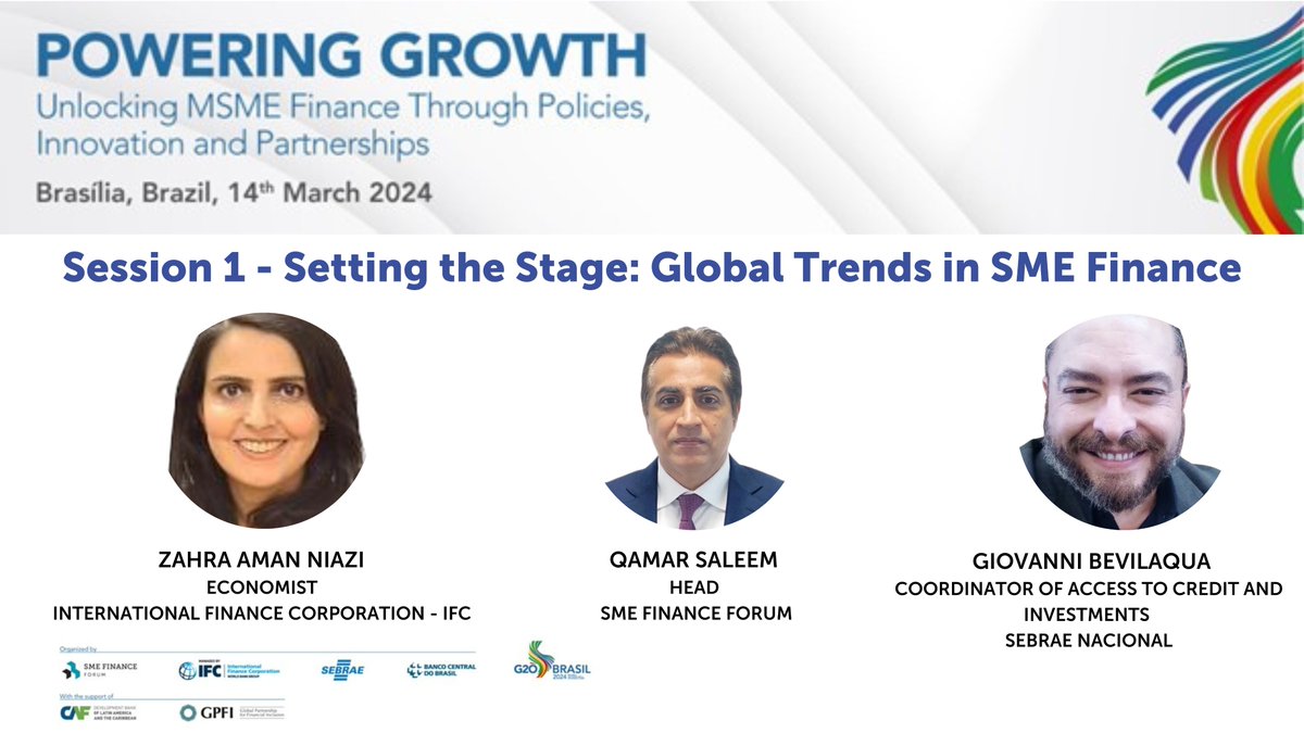 🌟 Join us in #Brasilia on March 14 for our G20 side event: 'Powering Growth: Unlocking #MSME Finance.' Featuring expert speakers and key insights. Register now! #SMEFinance #G20Event #Brazil #SmallBusiness