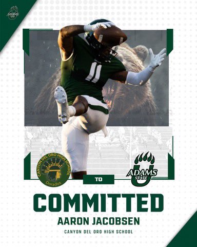 First and foremost I’d like to thank my family for everything they’ve done for me. Secondly I’d like to thank my coaches for pushing me to be my best. With that said I’m very proud to announce I’m committing to @AdamsStFTBL <a href="/CoachJHarrison_/">Jarrell Harrison</a> <a href="/CoachFlick12/">Henry Flickinger</a> <a href="/CoachFantuzzi/">Jeff Fantuzzi</a>