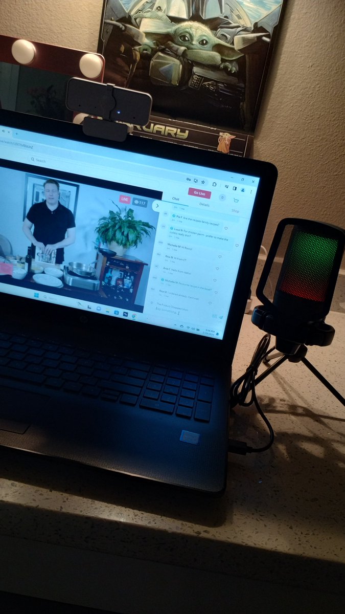 This <a href="/TalkShopLive/">TalkShopLive</a> with <a href="/roccodispirito/">Rocco DiSpirito</a> was incredible!! He is absolutely personable and so down to earth!! Love him! 
Pre-order his book today! Tons of great easy recipes!! 💙💙💙