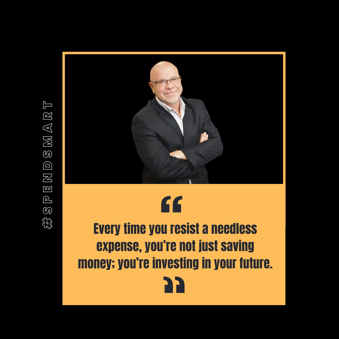 Be smart about your expenses every day.

Check out my podcast and learn how to take your investments to the next level, and start to create the future of your dreams.

#financialtips #successquotes #financialquotes #qotd #success #financialpodcast #podcast #financeguy