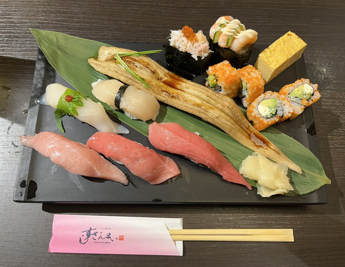 🐉のにぎりアロハセット🍣頂きました✨超美味しかった〜😋🌺誰がどれか以外とわかる！！