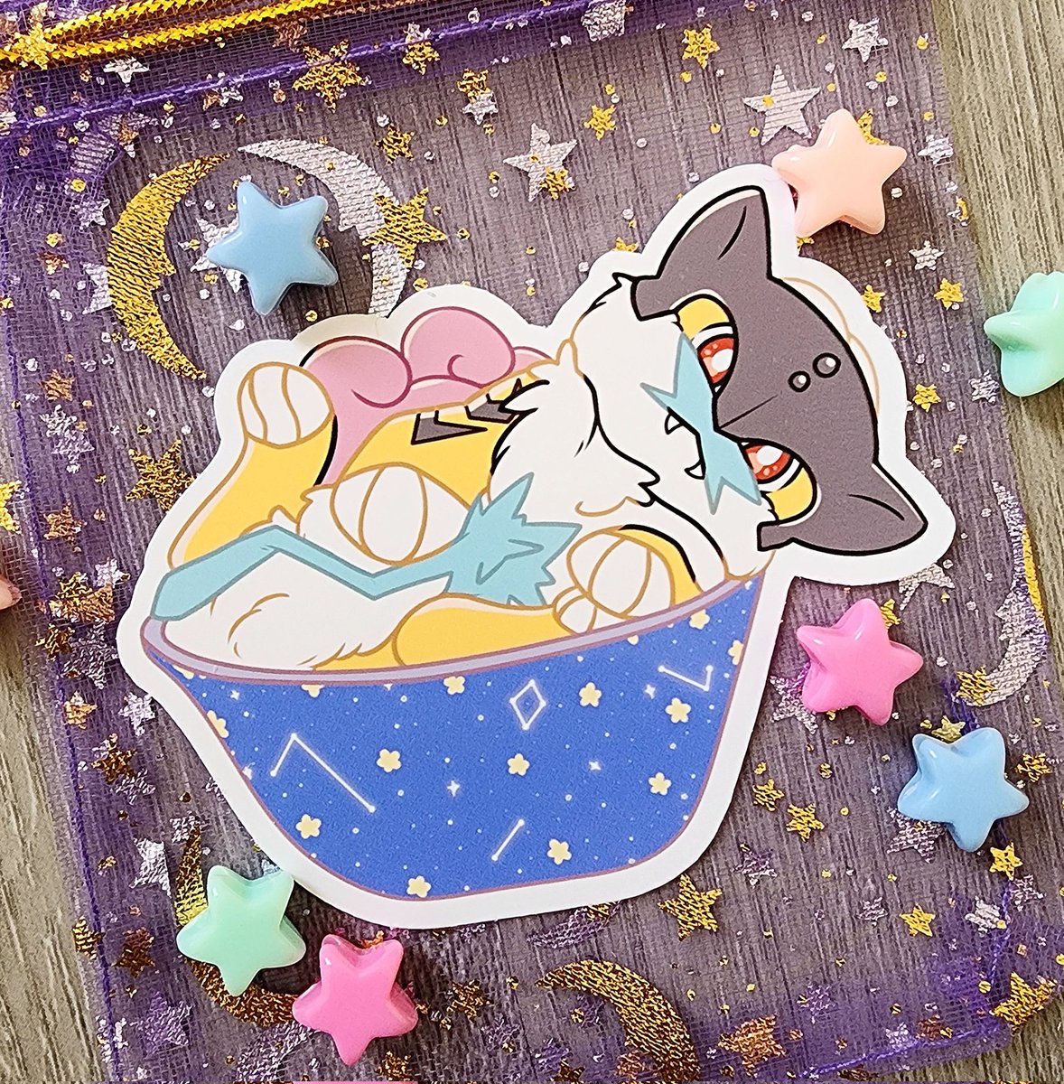 ComfyDwell's tweet photo. I keep forgetting to post shop stuff here as life is crazy. Most posts are on Instagram as I have them scheduled! Here's the rest of the three beasts stickers I'll be posting the other ones to show off soon. https://t.co/gH4icMkViI