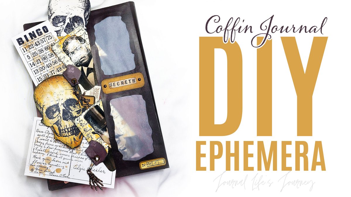 scrapcraftastic's tweet image. DIY Coffin Junk Journal Embellishments and Cards youtu.be/zb3vW0JlwHY?si… #embellishments #junkjournal #journalcards