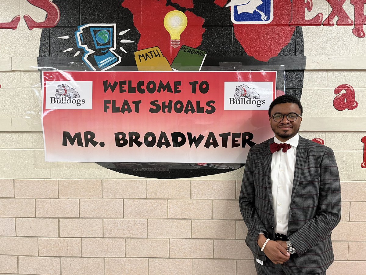 FlatShoals_ES's tweet photo. Let’s welcome our new principal, Mr. Broadwater. #Welcome #DCSD @DeKalbSchools https://t.co/yEKGrfKuGD
