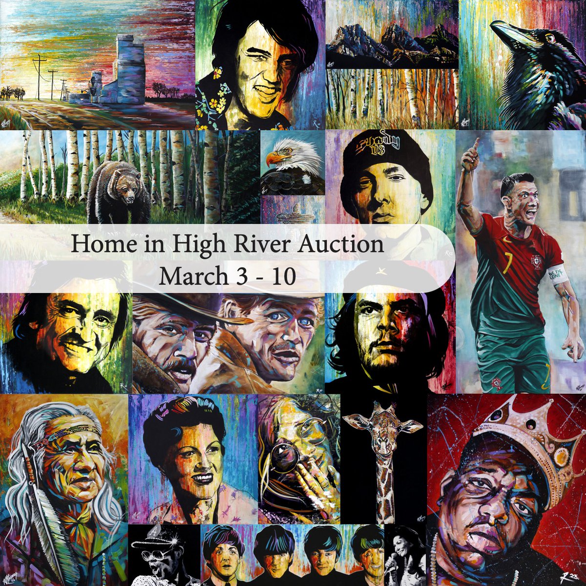 rvthomasart's tweet photo. People are itchin' for an auction. Our first online art auction in almost a year goes from Sunday to Sunday here: https://t.co/43MJVZ3anh #highriver #okotoks #yyc #ymm #alloriginals https://t.co/6R4GVxKD4V